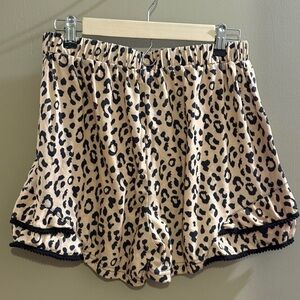 Leopard Print Women's Shorts
